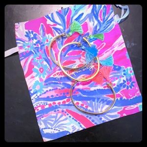 Lilly Pulitzer bangle bracelets with pouch